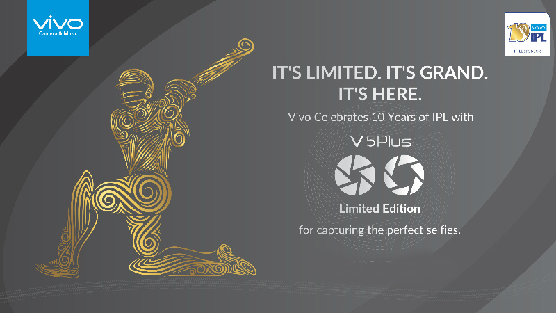 Vivo V5 Plus IPL Limited Edition Set to Launch on Tuesday