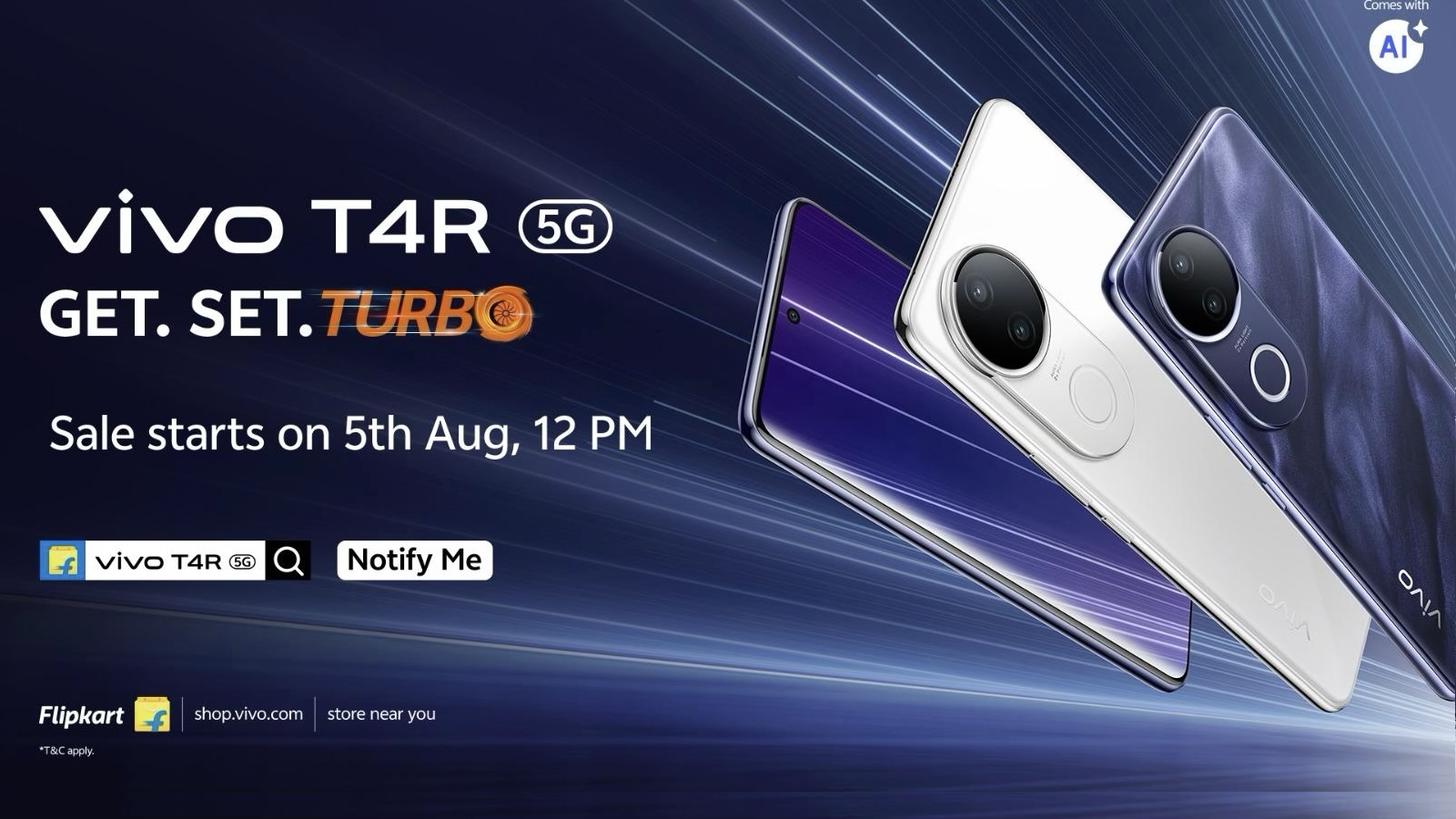 Vivo T4R 5G Brings Flagship Power, Premium Design: All for Under Rs. 20,000