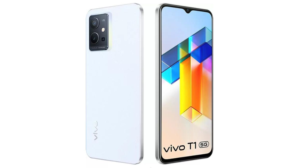 Vivo T1 5G Silky White Variant With 5,000mAh Battery, 120Hz Display Launched in India: Price, Specifications