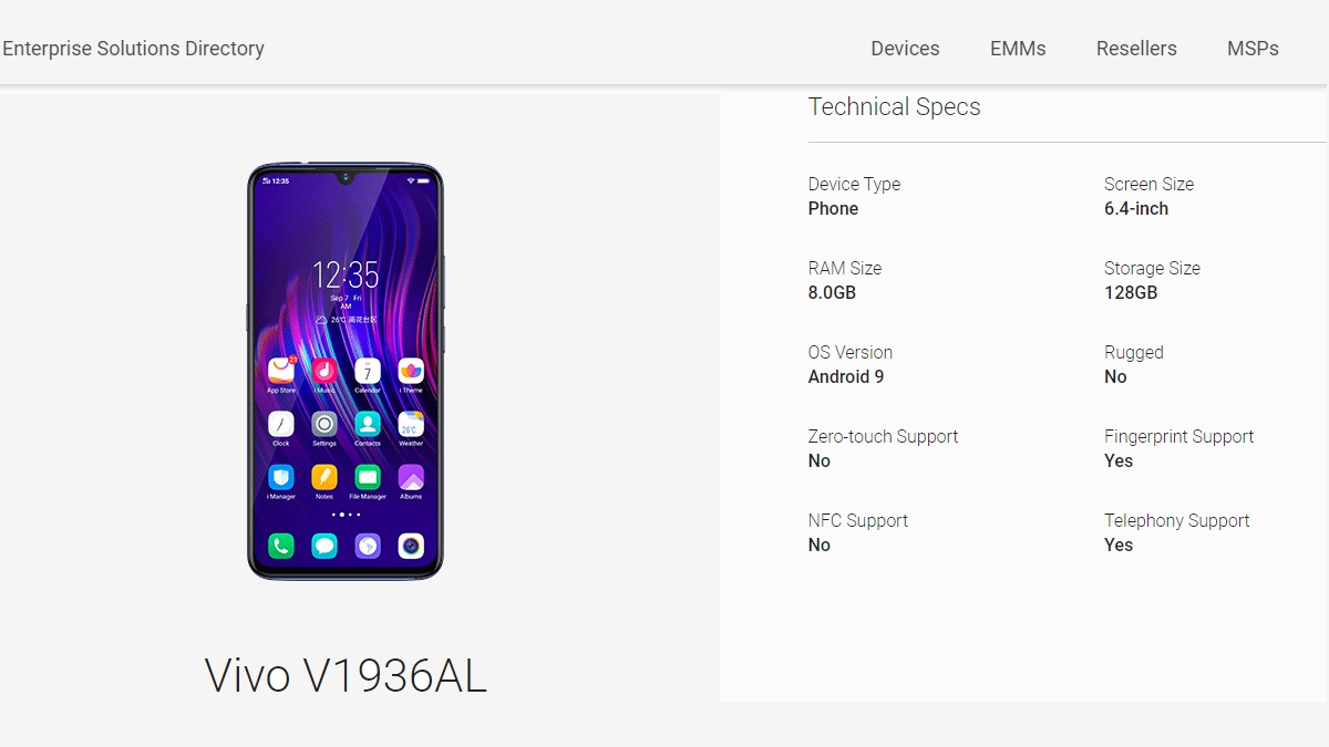 Vivo iQoo Neo Variant Spotted on Android Enterprise Website, Jovi OS Teased to Enter Development