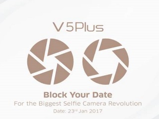 Vivo V5 Plus India Launch Set for January 23