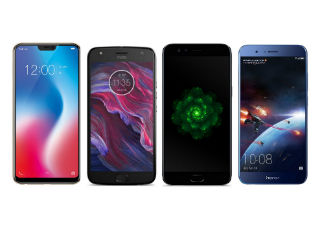 Vivo V9 vs Moto X4, Oppo F3 Plus, Honor 8 Pro: Price in India, Specifications, Features Compared