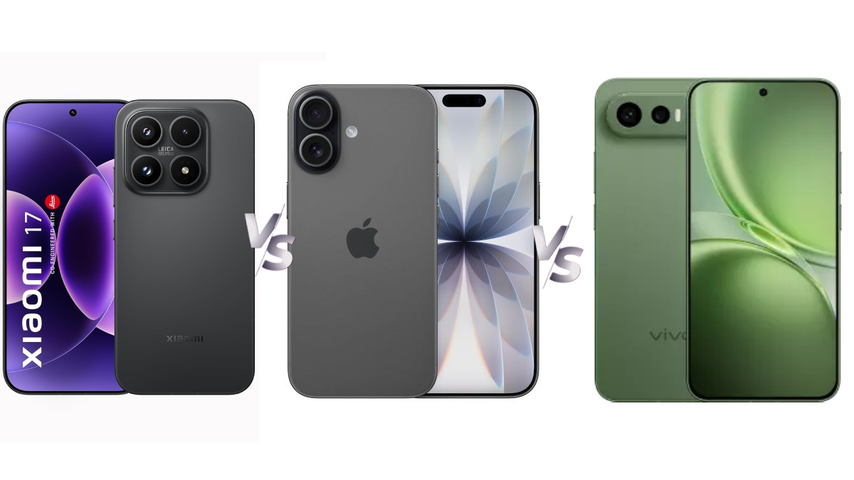 Vivo X300 FE vs iPhone 17 vs Xiaomi 17: Price, Specifications and Features Compared