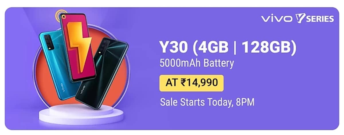 Vivo Y30 launched in India with quad rear camera setup, price Rs 14,990 5 vivo