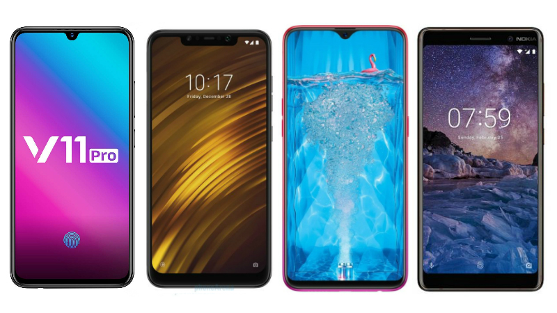 Vivo V11 Pro vs Oppo F9 Pro vs Poco F1 vs Nokia 7 Plus: Price in India, Specifications Compared