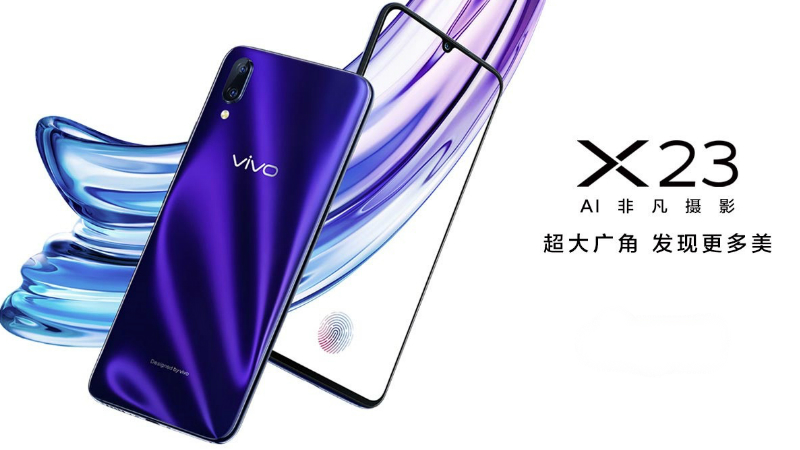 Vivo X23 With Improved In-Display Fingerprint Scanner, Waterdrop Display Notch Goes Official