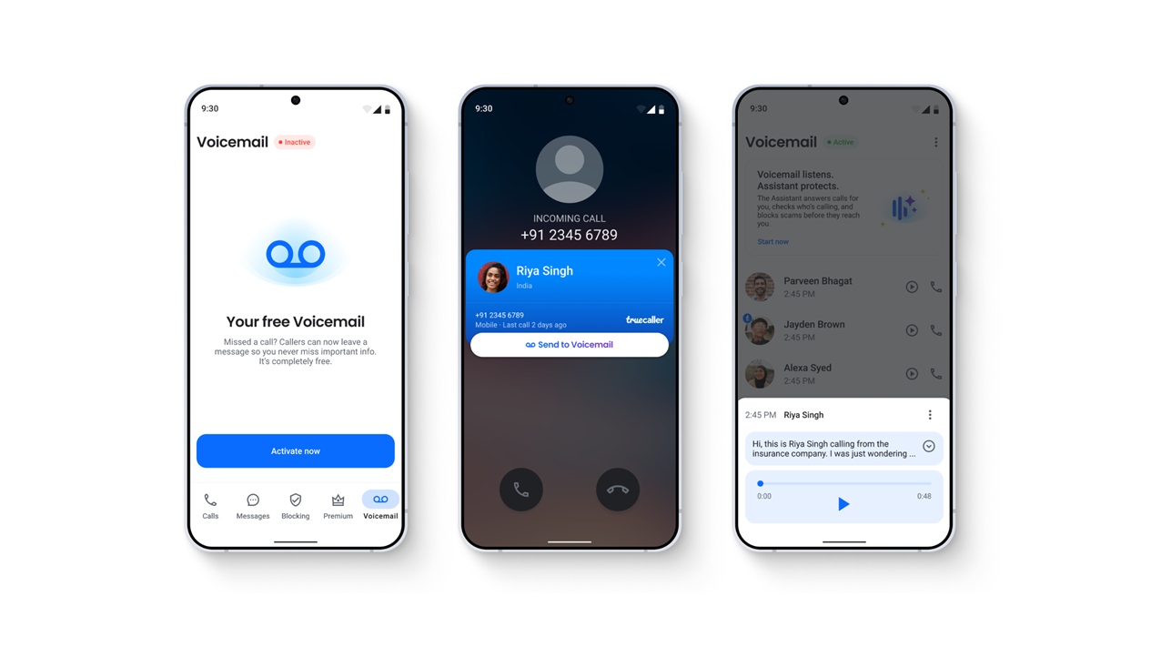 Truecaller Voicemail Feature Launched for Android Users in India With Transcription in 12 Regional Languages