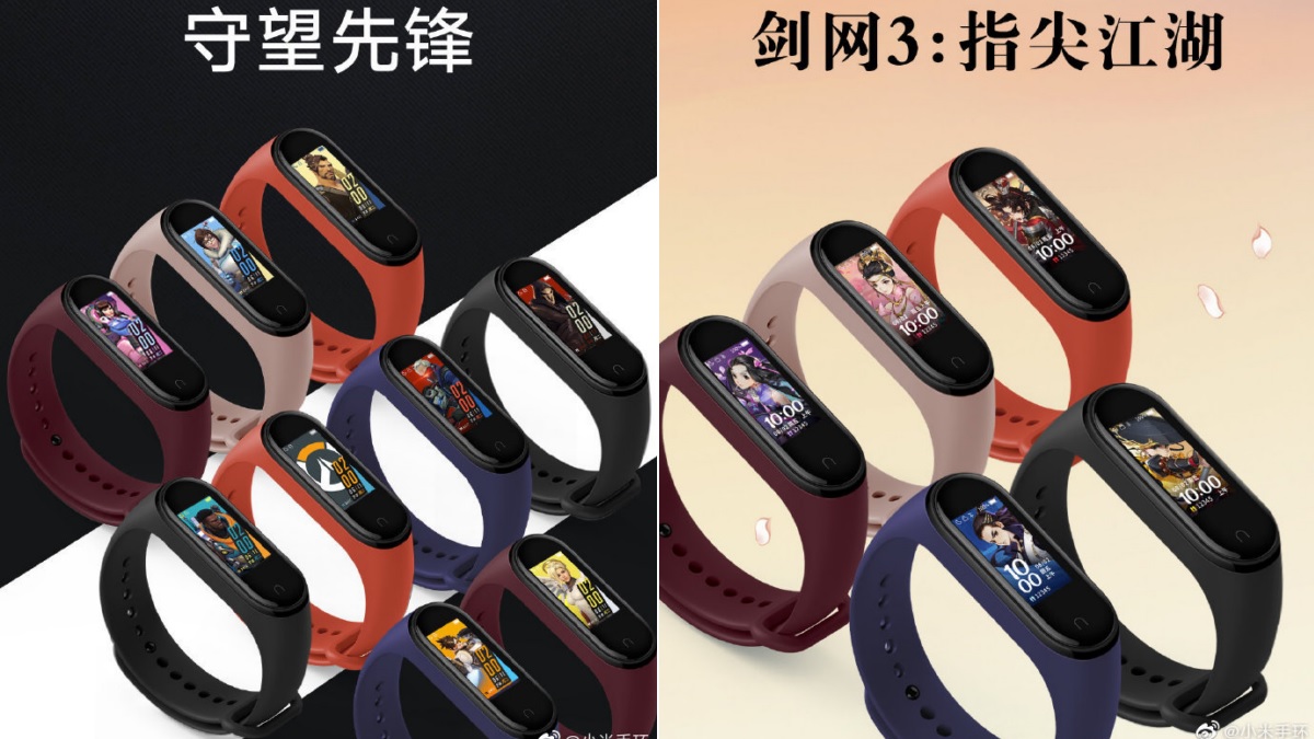Mi Band 4 Gets New Custom Watch Faces With Latest Update: Report