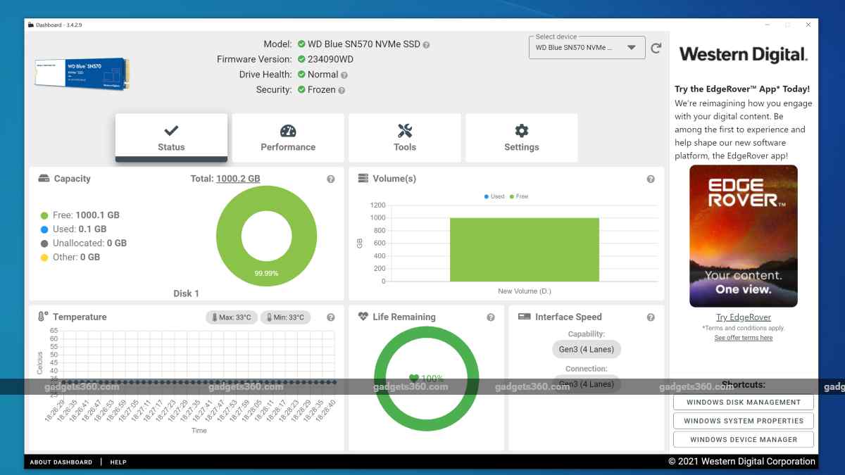 wd blue sn570 dashboard ndtv wd