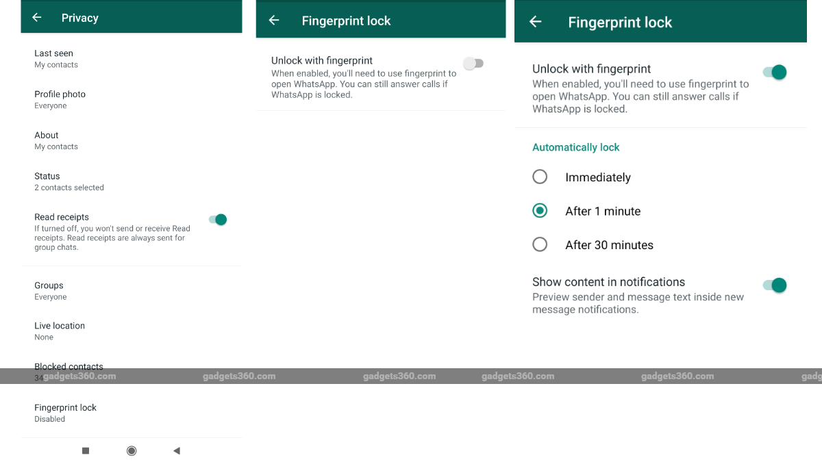 WhatsApp Brings Fingerprint Lock Feature to Android With Latest Beta