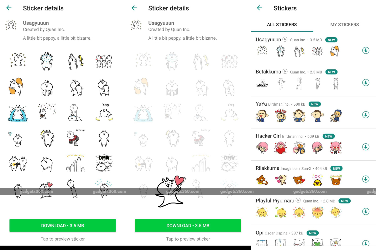 WhatsApp New Animated Sticker Pack Spotted in Latest Beta, Wallpaper Dimming Feature Tipped