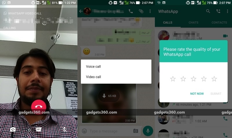 whatsapp web video call