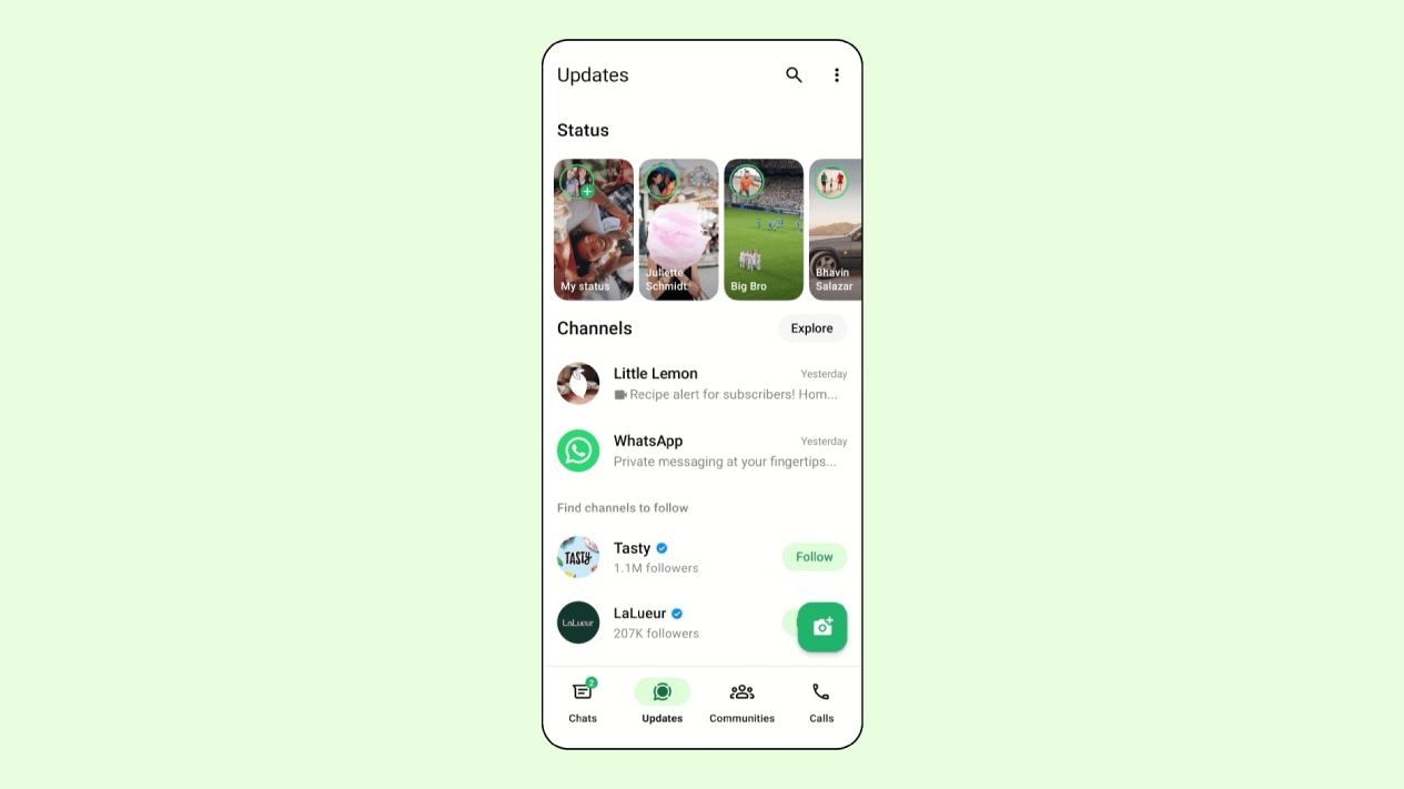 WhatsApp Prepares to Expand Ads on Status and Channels to More Users