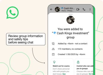 WhatsApp Rolls Out Safety Overview Which Lets You Review Group Information for Protection Against Scams