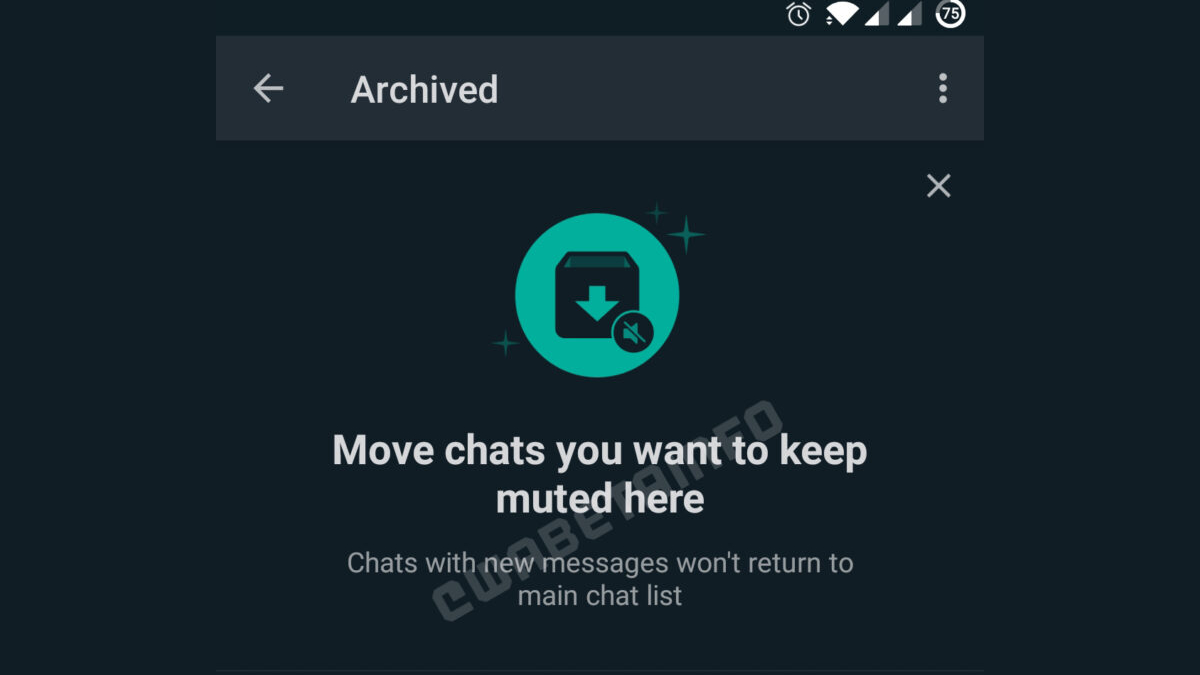 WhatsApp New Android Beta Hints at Active Development of Vacation Mode Feature for Archived Chats