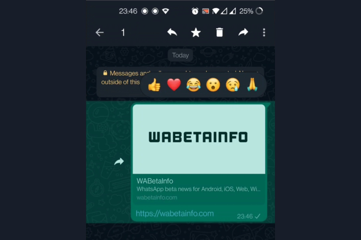 WhatsApp Rolls Out Message Reactions for Android Users on Beta, 6 Emojis to Choose From: Report