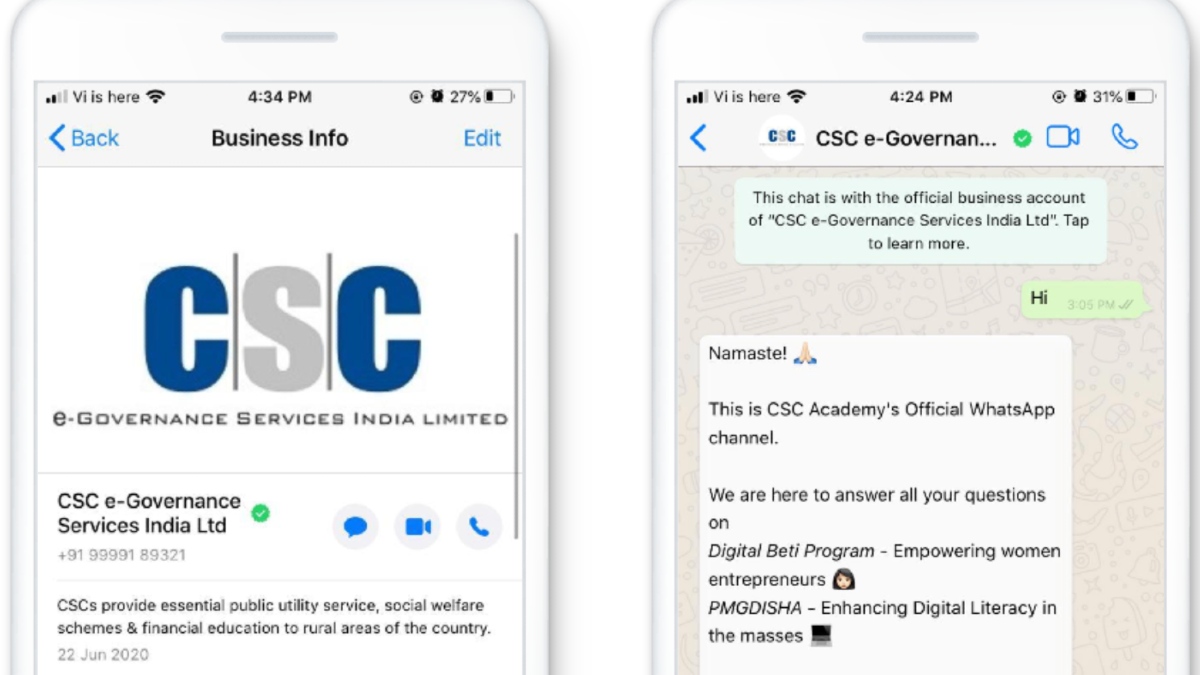 WhatsApp, CSC Launch a Chatbot to Promote Digital Literacy and Rural Entrepreneurship
