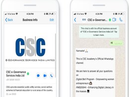 WhatsApp, CSC Launch a Chatbot to Promote Digital Literacy and Rural Entrepreneurship WhatsApp, CSC Launch a Chatbot to Promote Digital Literacy and Rural Entrepreneurship