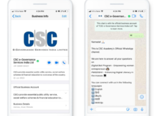 WhatsApp, CSC Launch a Chatbot to Promote Digital Literacy and Rural Entrepreneurship