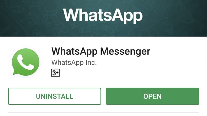 whatsapp delete WhatsApp