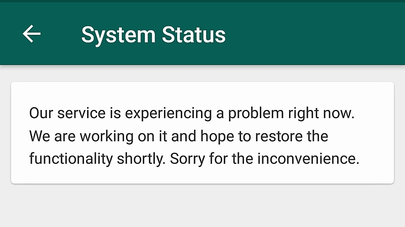 WhatsApp Services Restored After Brief Outage in India and Other Regions
