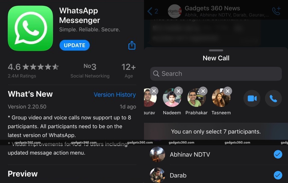 WhatsApp Takes on Zoom With Increased Group Call Limit for iPhone Users: How to Use it