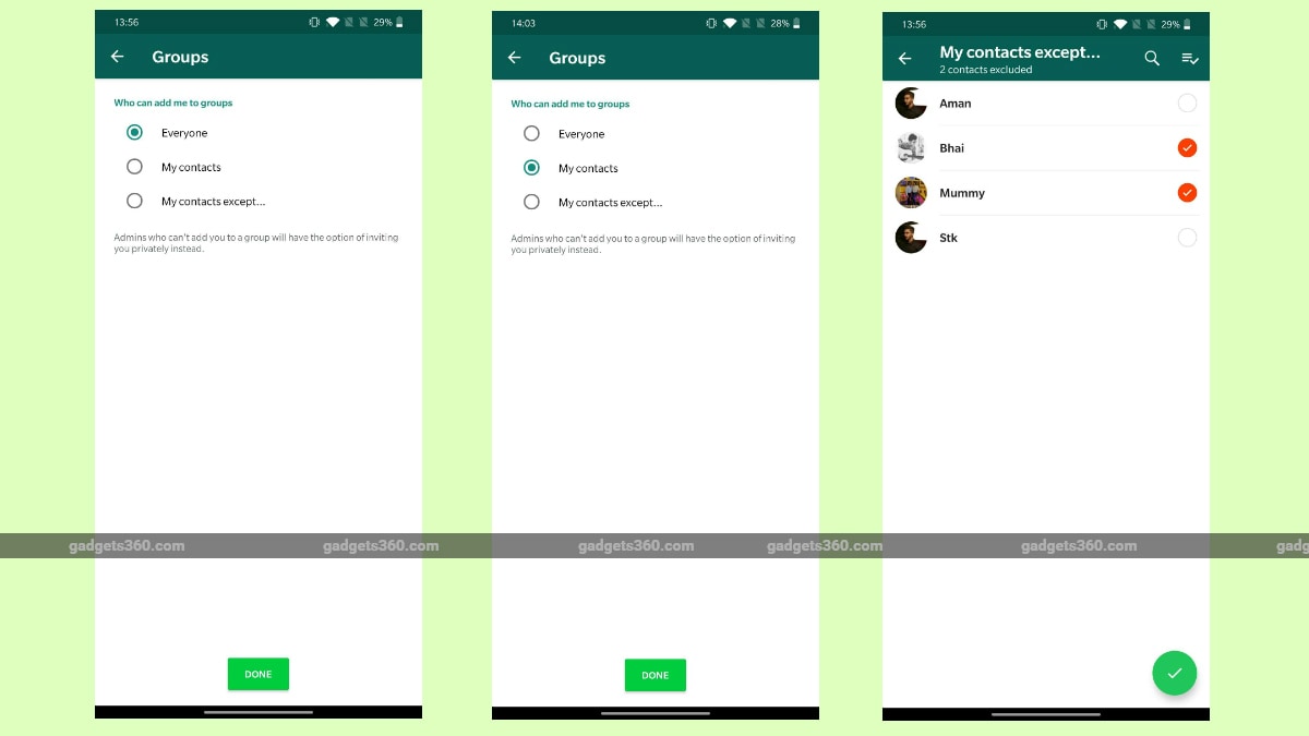 whatsapp group privacy android  WhatsApp for Android