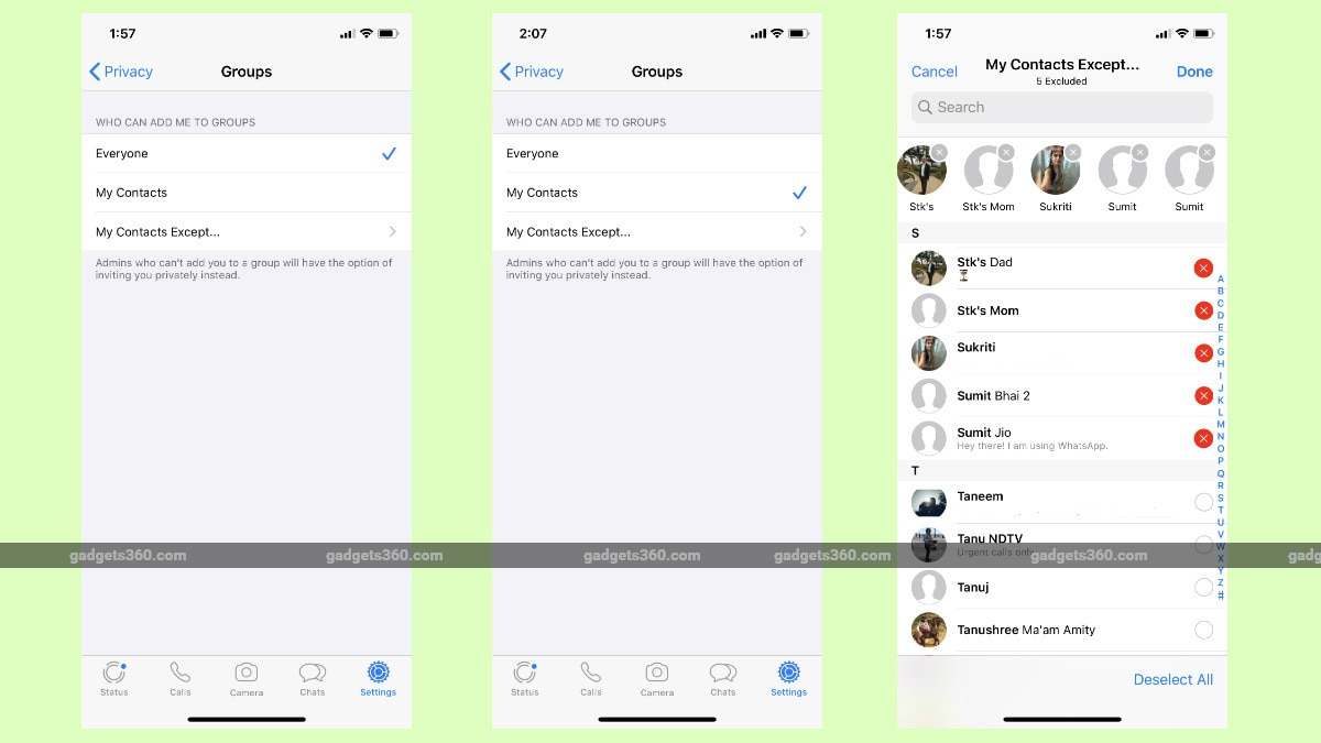 How To Stop Someone From Adding You To Whatsapp Groups Ndtv Gadgets 360