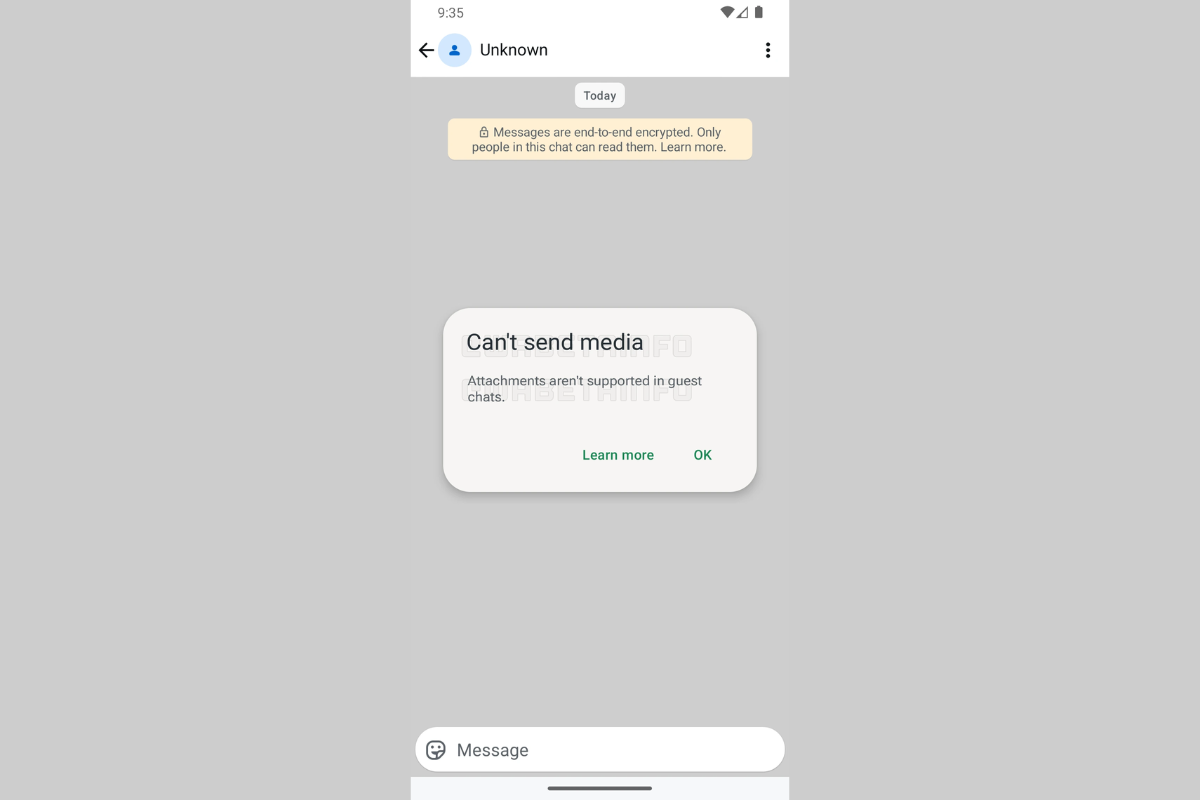 whatsapp guest chat feature wabetainfo WhatsApp beta
