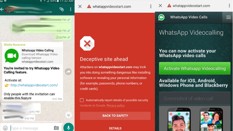 WhatsApp Video Calling Rollout Plagued With Fake, Malicious Invite Links [Warning]