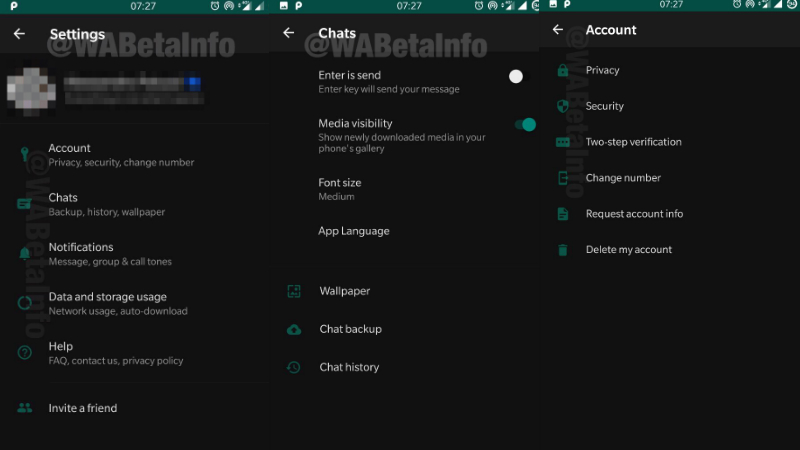 WhatsApp Dark Mode Spotted in Beta Version of Android App