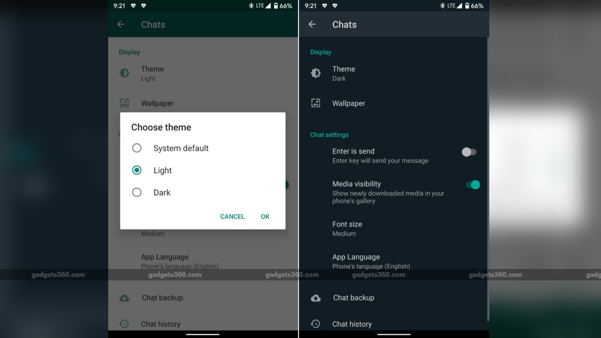 WhatsApp Dark Mode Now Rolling Out on Android Beta: Here's How You Can Enable It