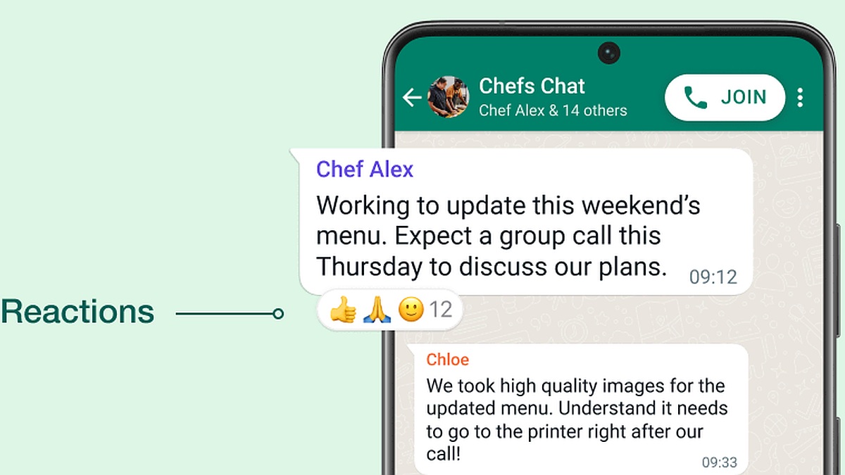WhatsApp Reactions to Start Rolling Out Today, Mark Zuckerberg Reveals