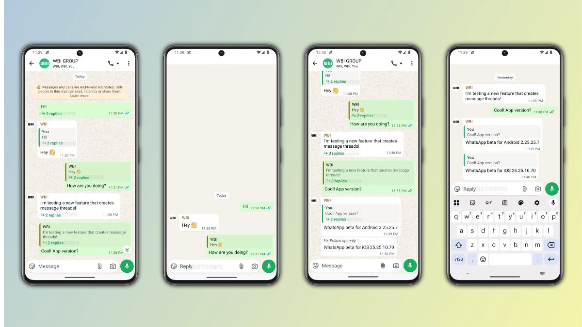 whatsapp thread replies WhatsApp threaded messages