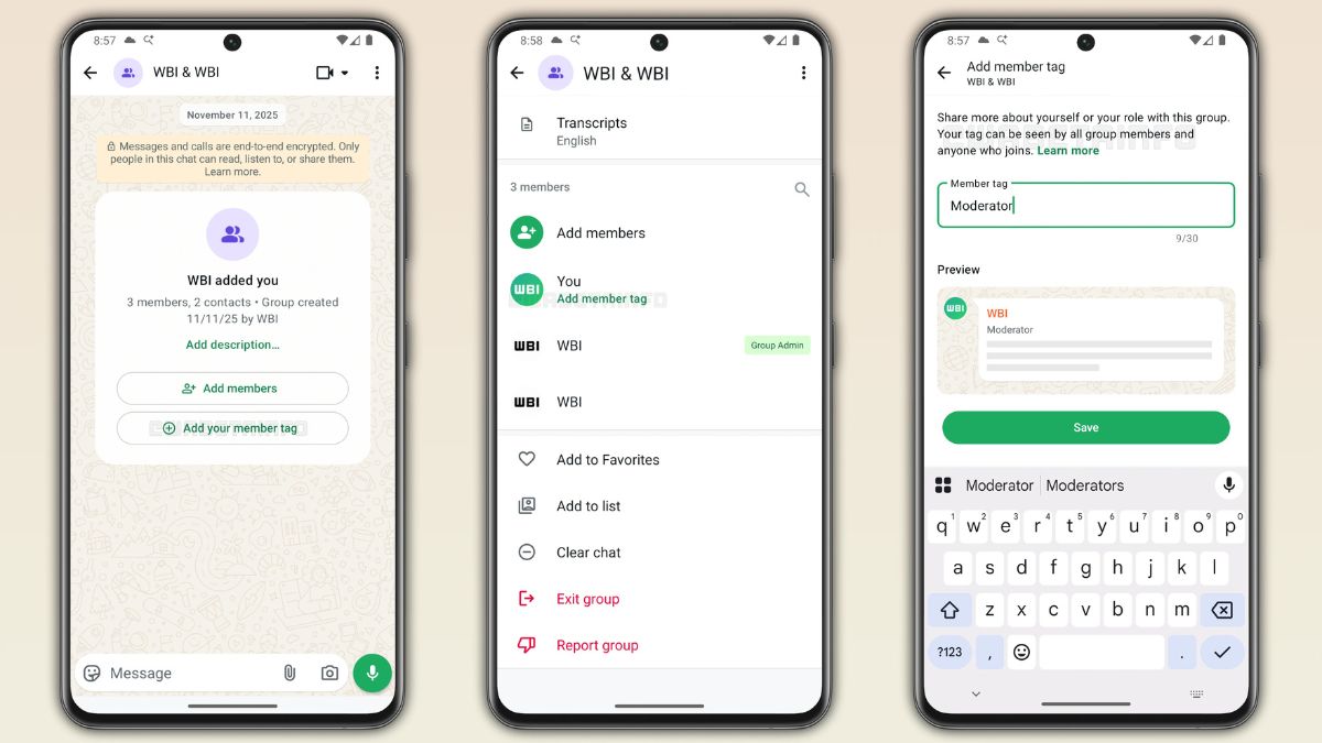 WhatsApp Reportedly Testing New Group Member Tags Feature on Android