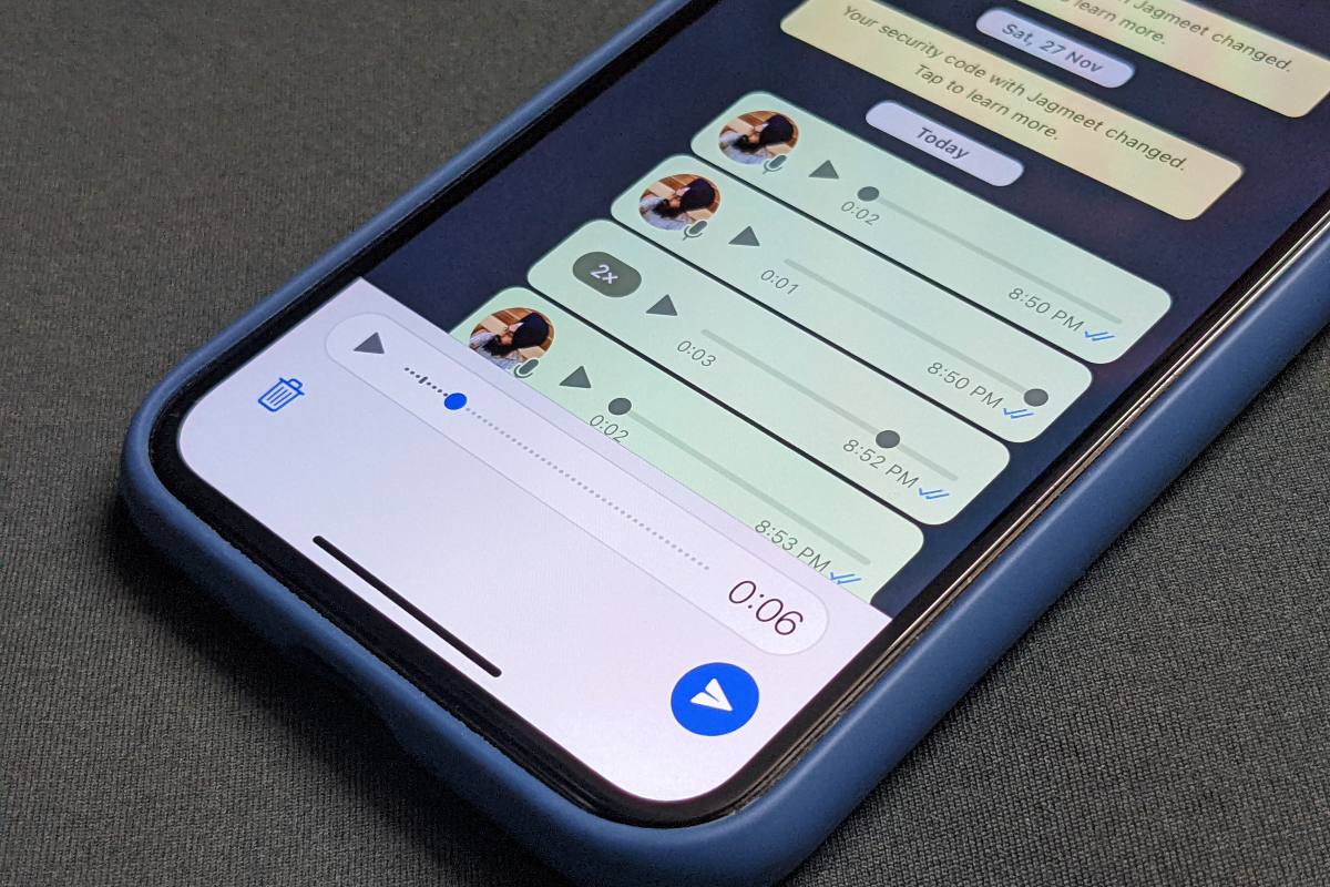 WhatsApp Rolls Out Voice Message Preview Feature to Let You Review Your Recording Before Sending