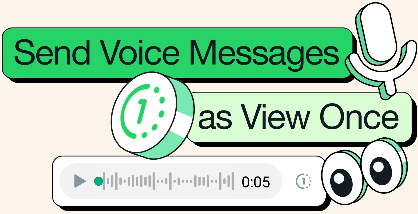 WhatsApp Announces 'View Once&rsquo; Voice Messages to Send Disappearing Audio Messages