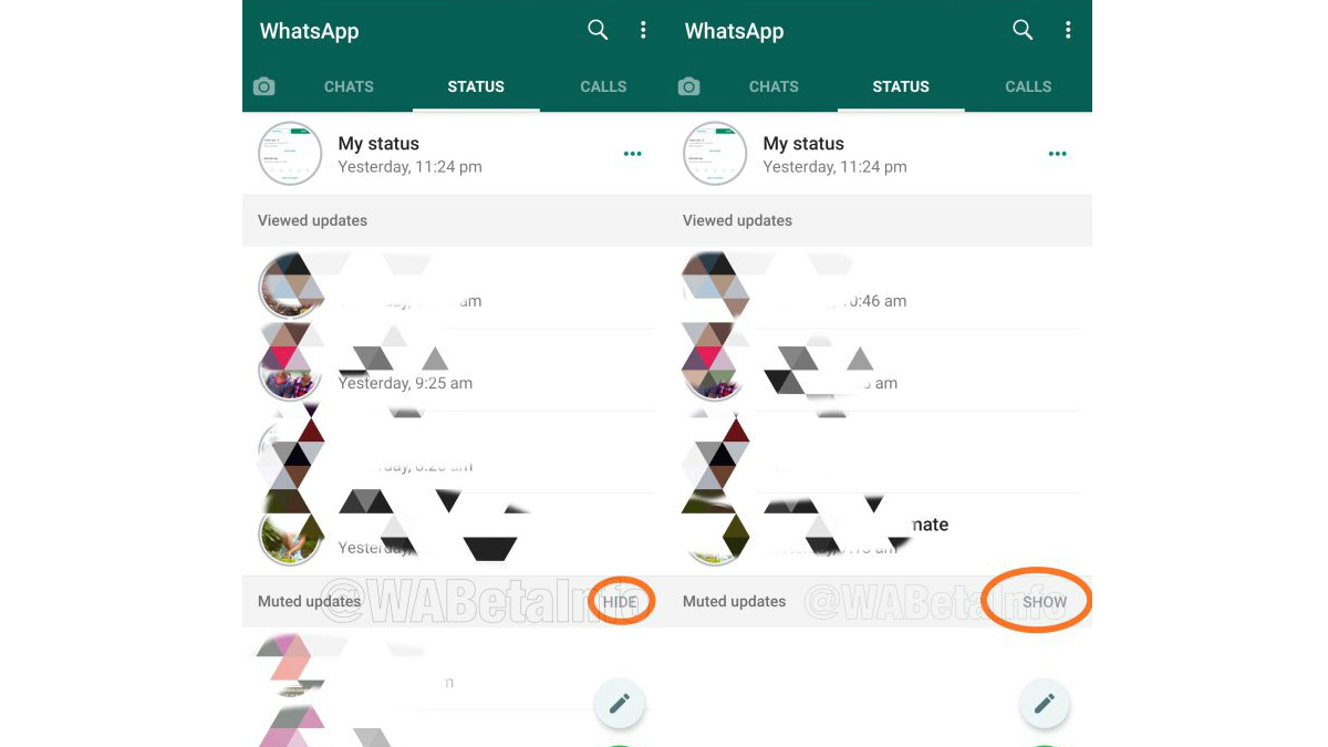 WhatsApp Working on Hide Muted Status Updates Feature, Spotted on Beta Version for Android