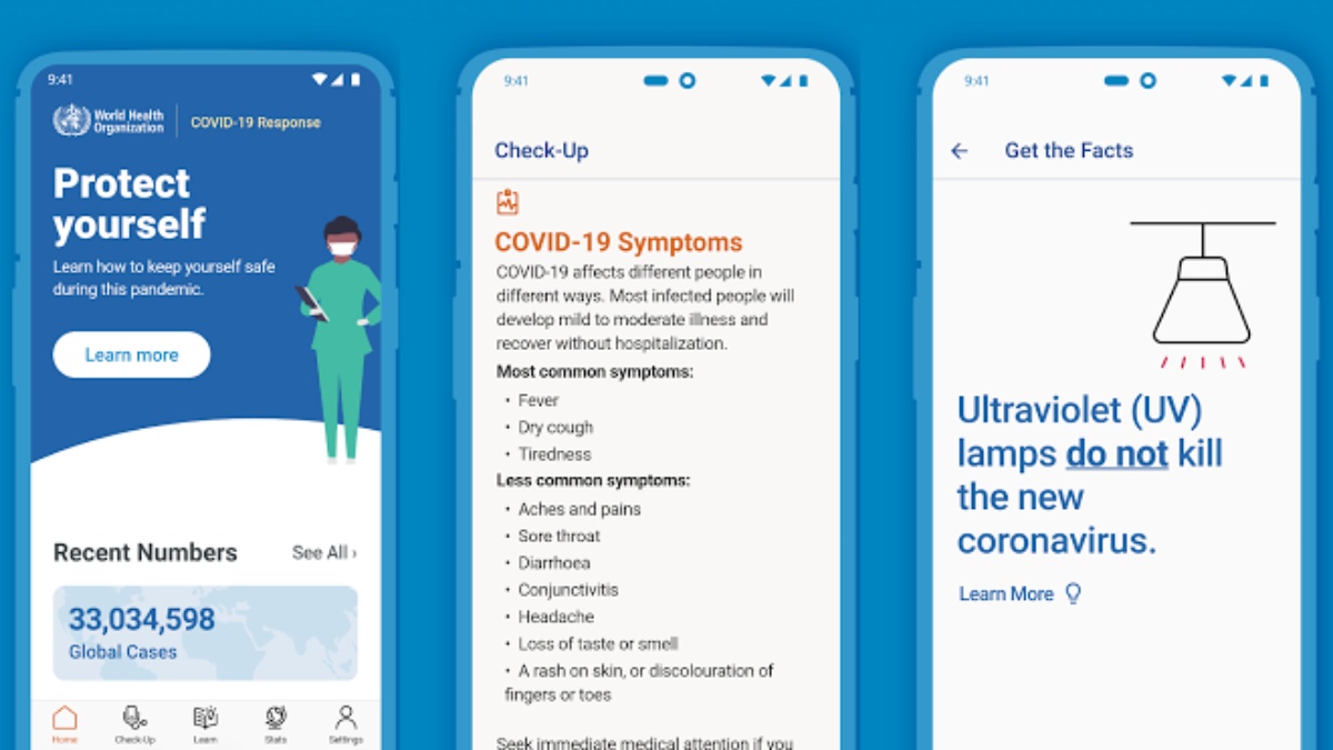 WHO Launches Mobile App for COVID-19 Updates, Again