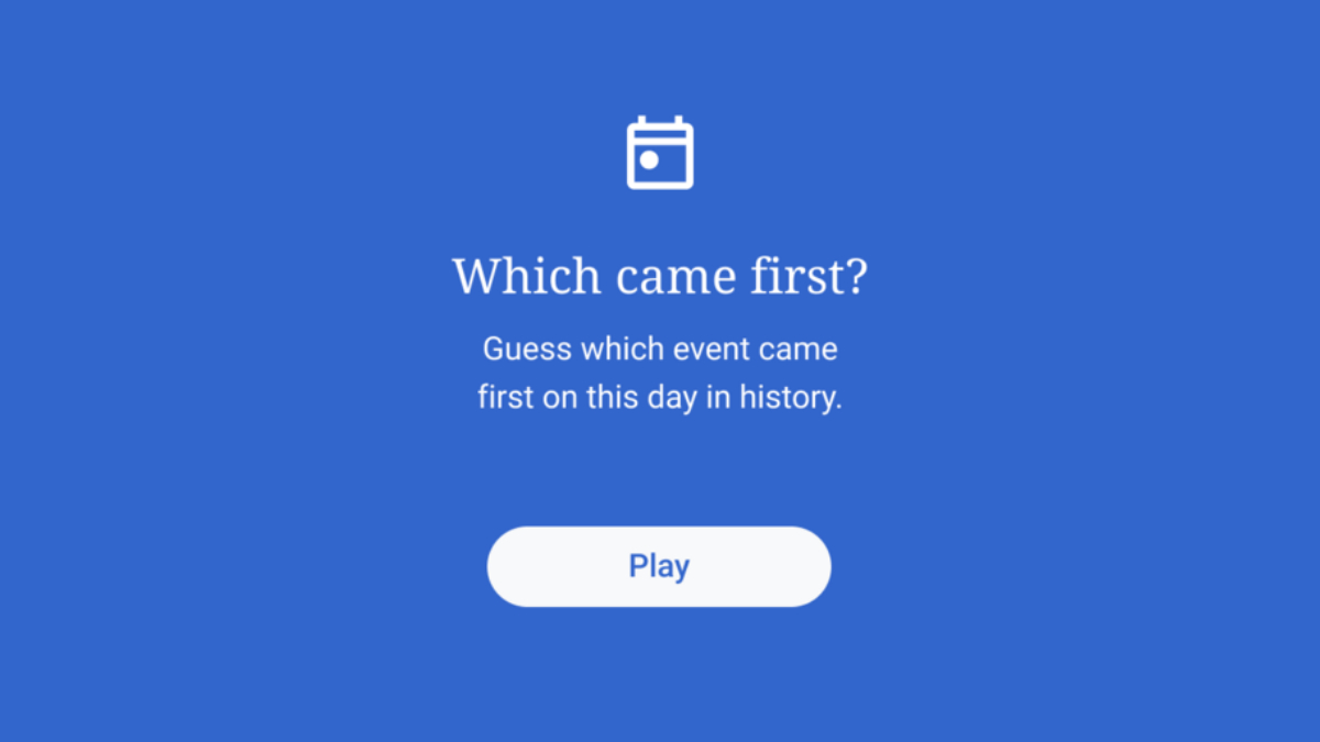 Wikipedia Brings ‘Which Came First?’ History Trivia Game to iPhone a Year After Launch on Android