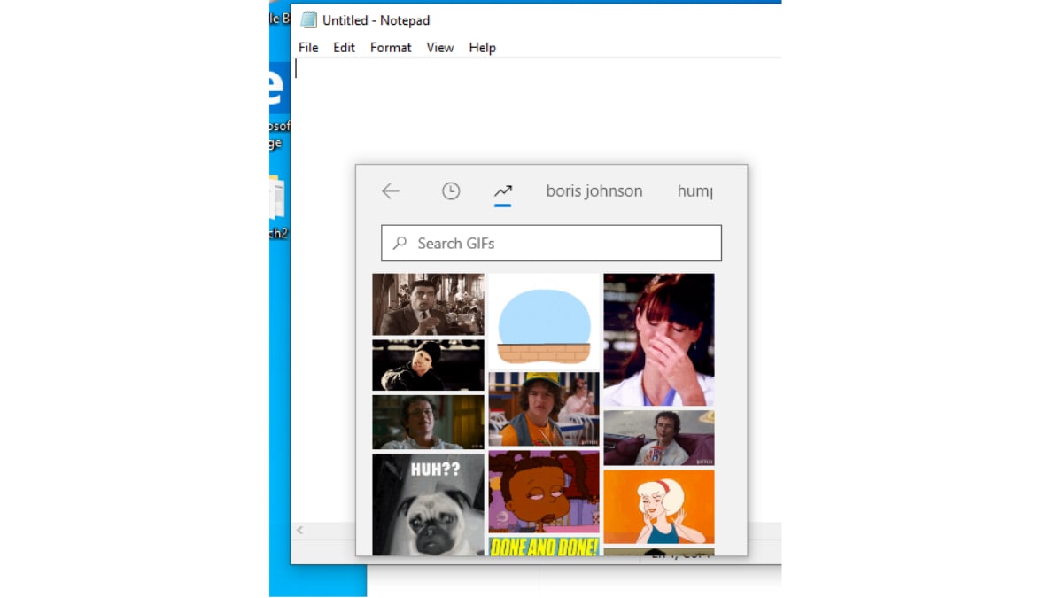 windows 10 build 18947 gif search twitter ntauthority Windows 10