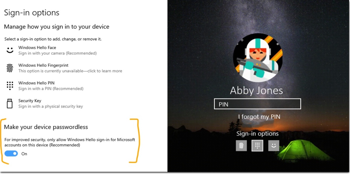 Microsoft Testing Passwordless Sign-Ins for Windows 10
