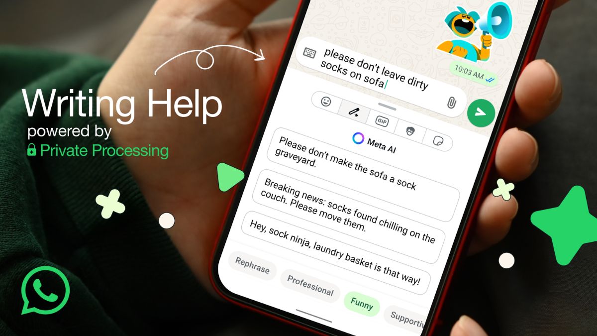 WhatsApp Rolls Out AI-Powered Writing Help Feature to Rephrase Text for Different Styles and Tones