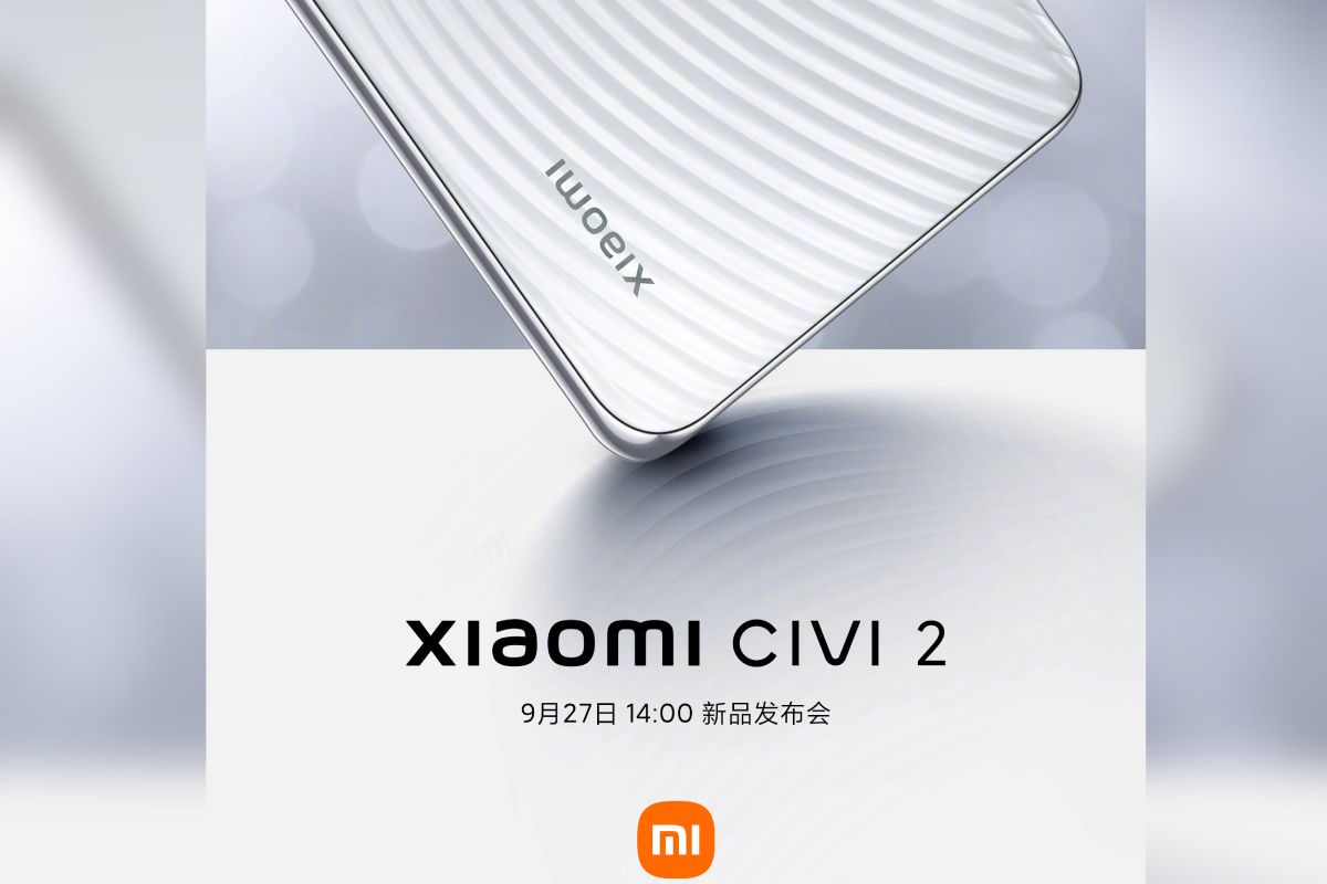 Xiaomi Civi 2 With 50-Megapixel Camera Set to Launch on September 27: All Details
