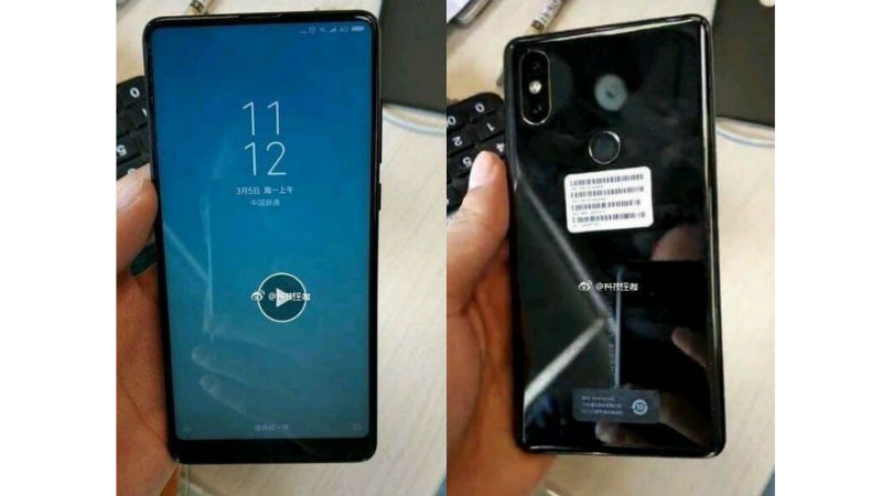 Xiaomi Mi MIX 2S Leaked Photos Show iPhone X-Like Vertical Dual Rear Camera