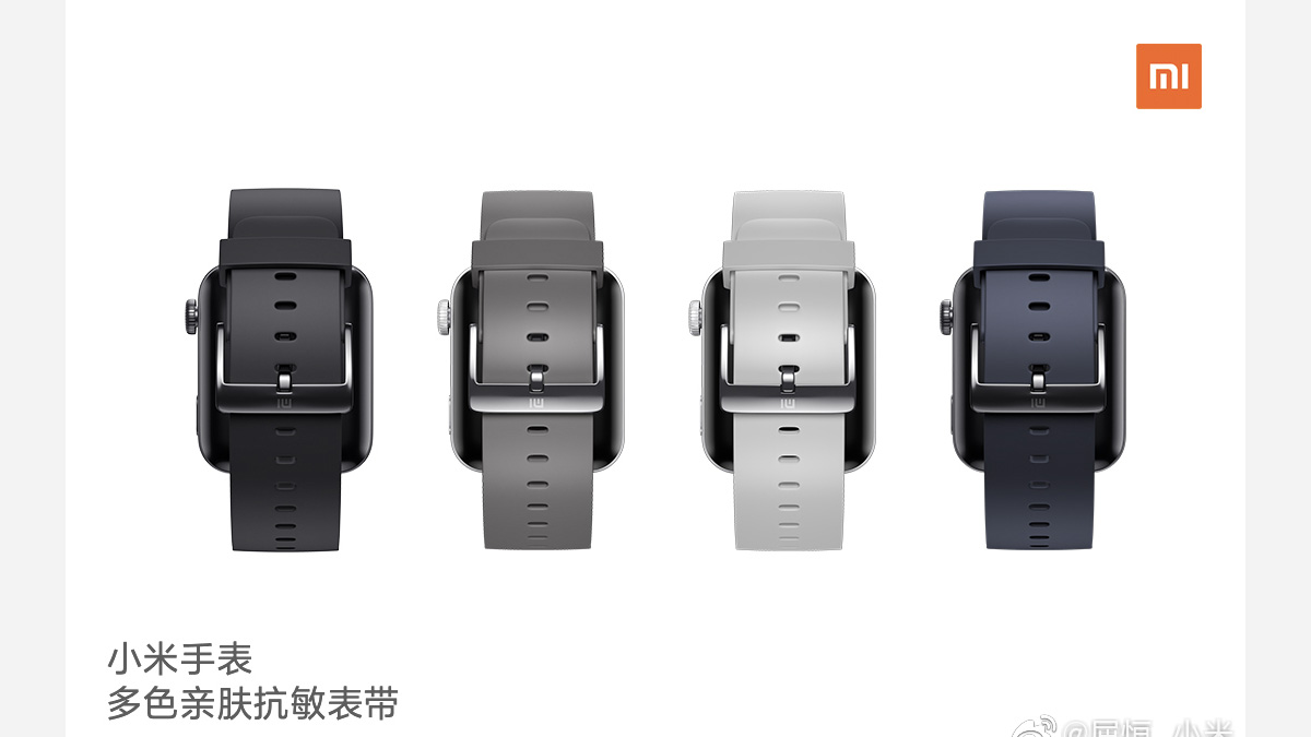 Xiaomi Mi Watch Strap Colours, Music Playback Functionality Teased Ahead of Launch
