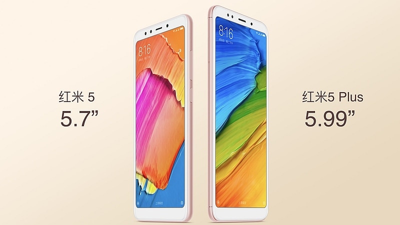 Xiaomi Redmi 5 और Redmi 5 Plus लॉन्च, जानें सारी खूबियां