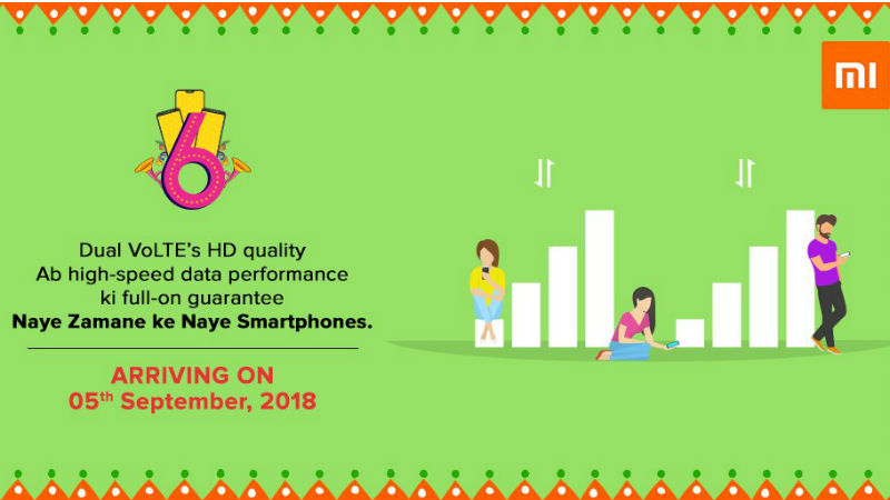 Redmi 6 Series Phones in India to Feature Dual 4G VoLTE Support, Xiaomi Teases