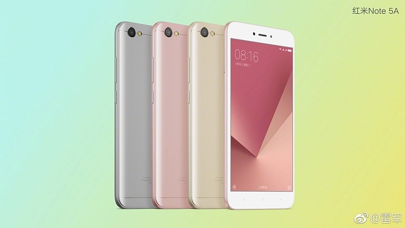 Xiaomi Redmi Note 5A Launch Set for Monday, Specifications Revealed on Certification Site