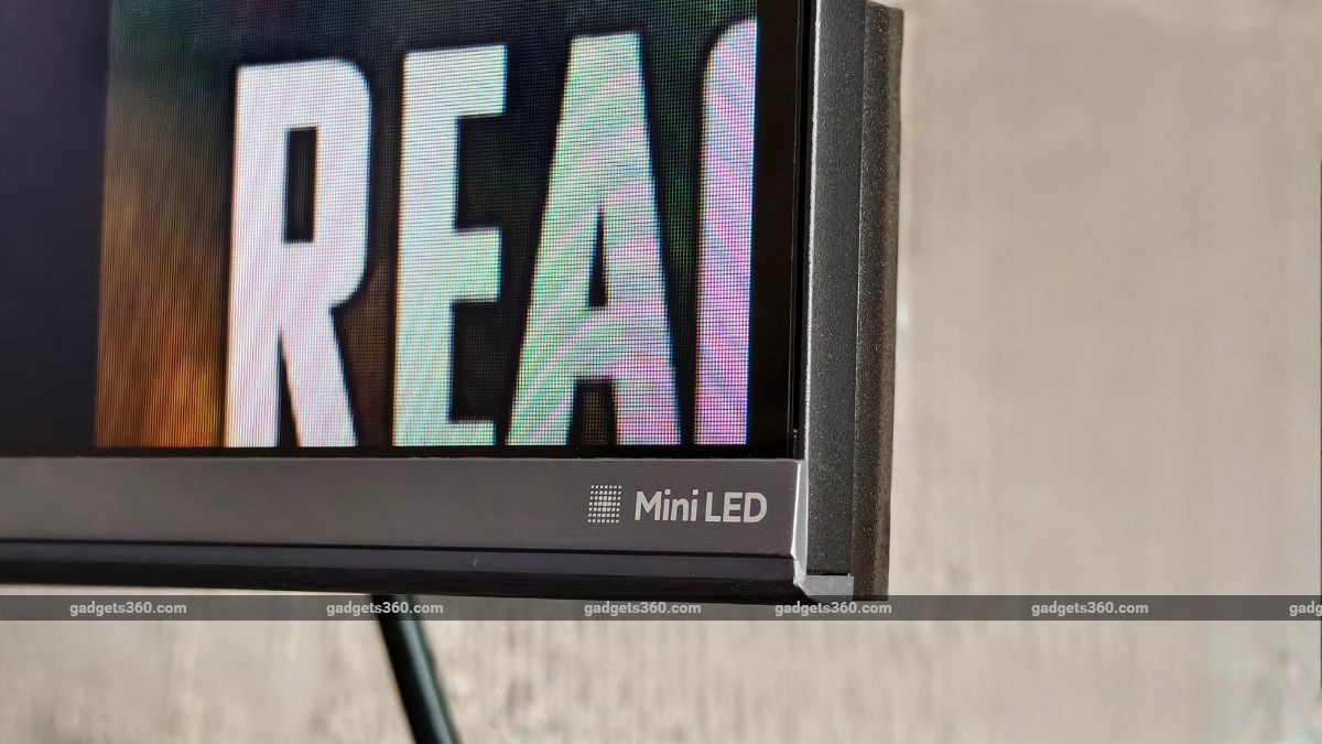 xiaomi tv mini led review ndtv branding Xiaomi